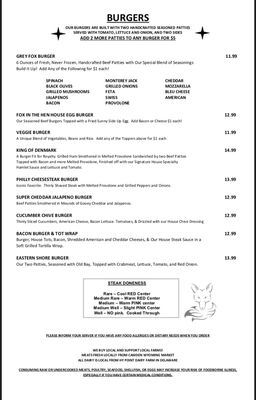 Menu photo 3 Grey Fox Grille Dover, DE