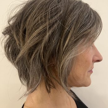 Bravo Salon - After the straight blow dry, Glenda added texturing product and used a technique with flat iron to achieve this style. - Makeup Artists Near Me - Pasadena , California