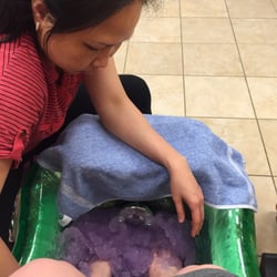 Spring Nails - This is the Jeli Pedicure and this lady is good