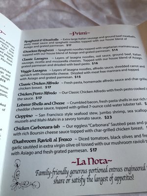 Menu photo 3 Crystal Dining Room Eureka Springs, AR
