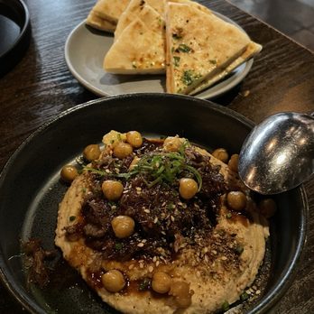 Sparrow + Wolf - Oxtail hummus - New American Near Me - Las Vegas, Nevada Sparrow + Wolf - Oxtail hummus - New American Near Me - Las Vegas, Nevada