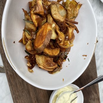 RH Rooftop Restaurant at RH Oak Brook - Crispy artichokes with aioli - Breakfast & Brunch Near Me - Oak Brook, Illinois RH Rooftop Restaurant at RH Oak Brook - Crispy artichokes with aioli - Breakfast & Brunch Near Me - Oak Brook, Illinois