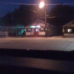 Balloon World - Storefront at night