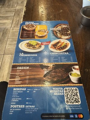 Menu photo 1 El Paisa Cabo San Lucas, BCS