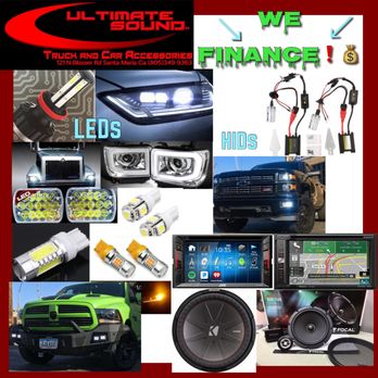 Ultimate Sounds - LEDS & HIDS/ KICKER COMPR / FOCAL SPEAKERS & MUCH MORE - Electronics Near Me - Santa Maria, California Ultimate Sounds - LEDS & HIDS/ KICKER COMPR / FOCAL SPEAKERS & MUCH MORE - Electronics Near Me - Santa Maria, California
