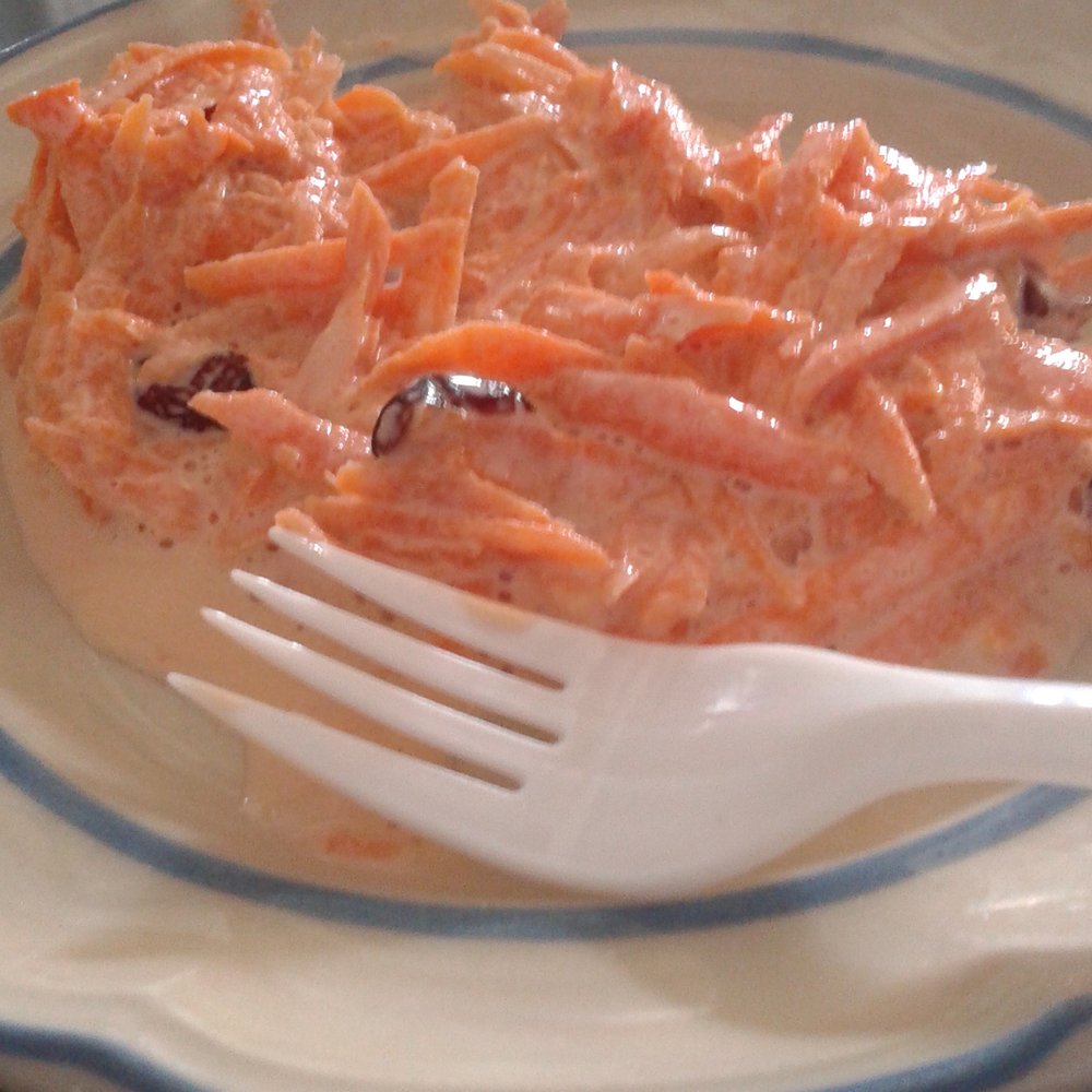 Rincón Oaxaqueño - Dessert: carrots and raisins in cream. - Mexican Near Me - Oaxaca, OAX