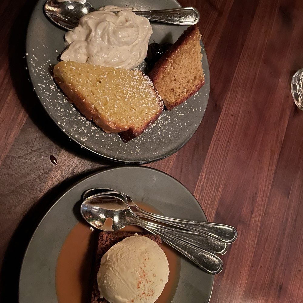 Postino Central - Desserts (olive oil cake and brownie) - Wine Bars Near Me - Phoenix, Arizona Postino Central - Desserts (olive oil cake and brownie) - Wine Bars Near Me - Phoenix, Arizona