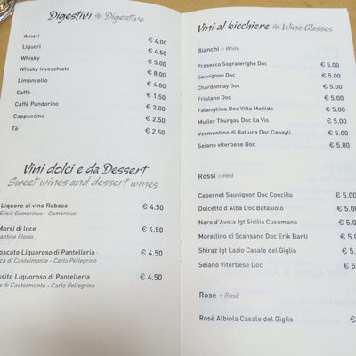 Menu photo 1 La Luna D'Oro Rome, RM