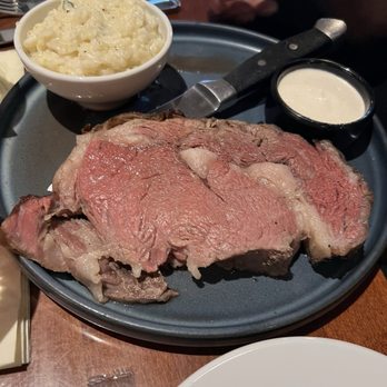 The Tap Room at Dubsdread - 12oz Herb Encrusted Prime Rib w Lemon Spinach Risotto - American Near Me - Orlando, Florida The Tap Room at Dubsdread - 12oz Herb Encrusted Prime Rib w Lemon Spinach Risotto - American Near Me - Orlando, Florida