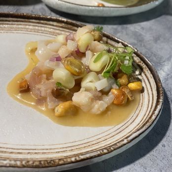 Kousine Boca Raton - Leche de Tigre (ceviche but chopped more finely) - Peruvian Near Me - Boca Raton, Florida Kousine Boca Raton - Leche de Tigre (ceviche but chopped more finely) - Peruvian Near Me - Boca Raton, Florida