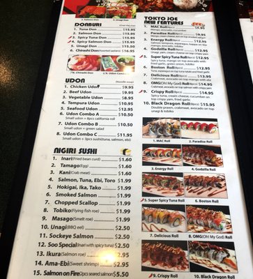 Menu photo 7 Tokyo Joe Sushi Richmond, BC Menu photo 7 Tokyo Joe Sushi Richmond, BC