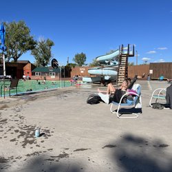 Nat-Soo-Pah Hot Springs & RV Park - Find slide for the kids into the Hot pool