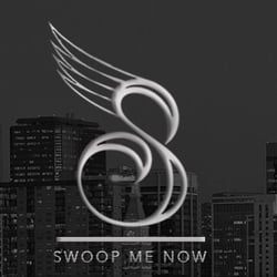 Swoop Me Now - Our new logo overlooking the city