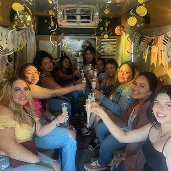 Rockin' Wine Tours - Inside the Bus - Wine Tours Near Me - Temecula, California