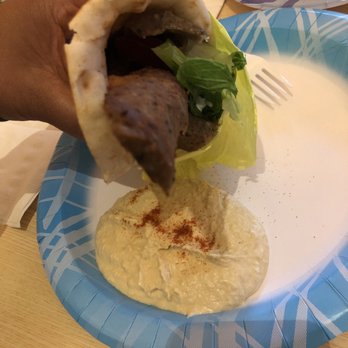 Petra Cafe - Lamb gyro combo - Mediterranean Near Me - Monterey, California