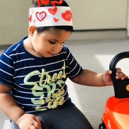 Miss Sahar made this cute hat on Valentine's day Miss Sahar made this cute hat on Valentine's day
