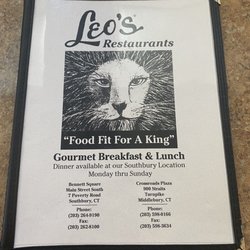 Leo's Restaurants - Menu