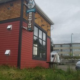 Outside of brewery. Outside of brewery.