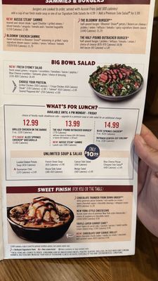 Menu photo 6 Outback Steakhouse College Station, TX
