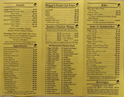 Menu photo 2 Wiggy'S Of Stott Town Cen Pittsburg, PA Menu photo 2 Wiggy'S Of Stott Town Cen Pittsburg, PA