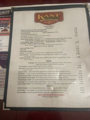 Menu photo 2 Hotel Kast Williamsport, PA Menu photo 2 Hotel Kast Williamsport, PA