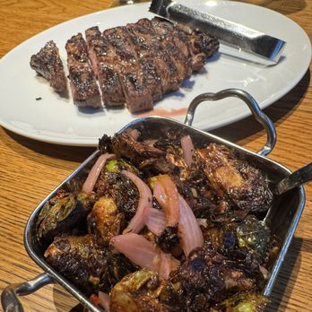 Oak Steakhouse - 16 oz Ribeye & Brussels Sprouts - Steakhouses Near Me - Nashville, Tennessee Oak Steakhouse - 16 oz Ribeye & Brussels Sprouts - Steakhouses Near Me - Nashville, Tennessee