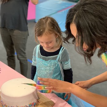 My Gym Carlsbad - My Gym cut and distributed the cake for us! - Gymnastics Near Me - Vista, California My Gym Carlsbad - My Gym cut and distributed the cake for us! - Gymnastics Near Me - Vista, California