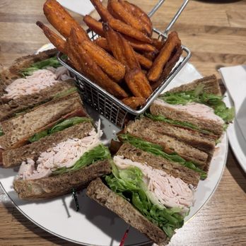 Union street Bistro and Bakery - Turkey club with sweet potato fries - Bakeries Near Me - Easthampton, Massachusetts