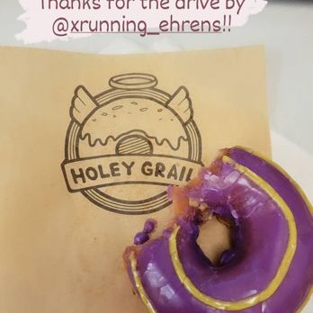 Holey Grail Donuts - Ube donut with lilikoi sauce. Yummy! - Donuts Near Me - Honolulu, Hawaii Holey Grail Donuts - Ube donut with lilikoi sauce. Yummy! - Donuts Near Me - Honolulu, Hawaii