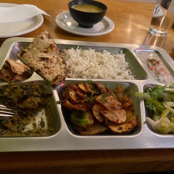The India Cafe - 91. Vegetable Nepali Thali - Indian Near Me - Costa Mesa, California
