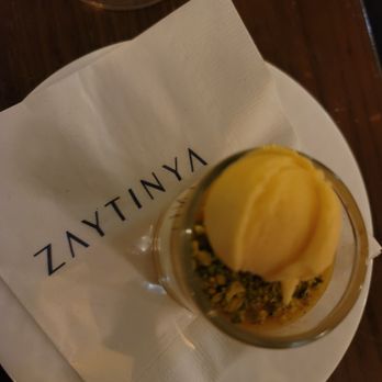 Zaytinya - Apricot mini dessert - Greek Near Me - Washington, DC, District of Columbia