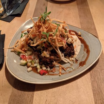 Sweetwater - KOREAN BBQ TACOS pulled pork / hoisin bbq glaze / sweet ginger asian slaw / apple salsa - Gastropubs Near Me - Boynton Beach, Florida Sweetwater - KOREAN BBQ TACOS pulled pork / hoisin bbq glaze / sweet ginger asian slaw / apple salsa - Gastropubs Near Me - Boynton Beach, Florida
