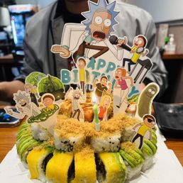 Sushi cake