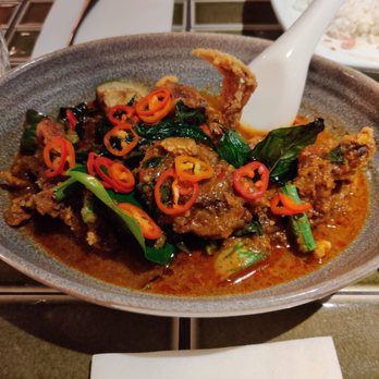 Sugarcane Restaurant - Soft shell crab curry - Thai Near Me - Coogee, NSW