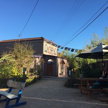 Papas and Pollo - Fun back patio! - Mexican Near Me - Sebastopol, California