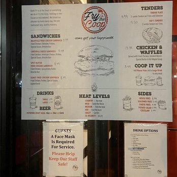 Fry the Coop - Menu - American Near Me - Oak Lawn, Illinois Fry the Coop - Menu - American Near Me - Oak Lawn, Illinois