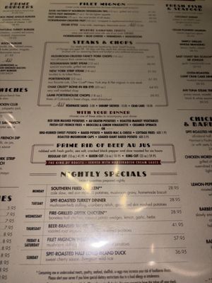 Menu photo 1 Wildfire Lincolnshire, IL