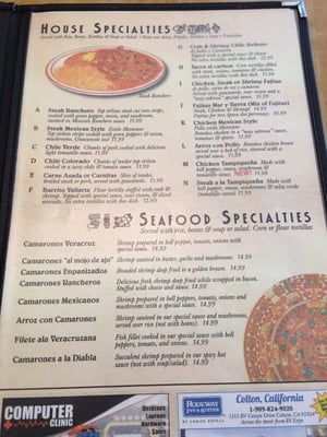 Menu photo 3 Maria's Cafe Mexican Restaurant Colton, CA Menu photo 3 Maria's Cafe Mexican Restaurant Colton, CA