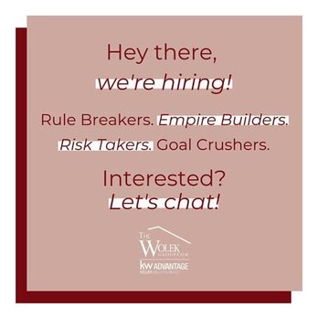 The Wolek Group - We've got big GOALS and we need HELP reaching them. We're HIRING! Contact Jennie@thewolekgroup.com for more info! - Real Estate Services Near Me - Tulsa, Oklahoma