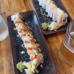 Holy Crab and Rangoon rolls.