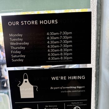 STARBUCKS - Hours - Coffee & Tea Near Me - Colfax, California