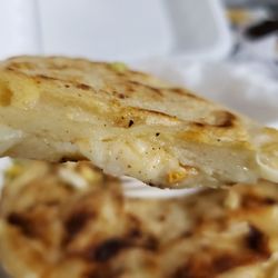 Sarita's Pupuseria - Shrimp pupusas
