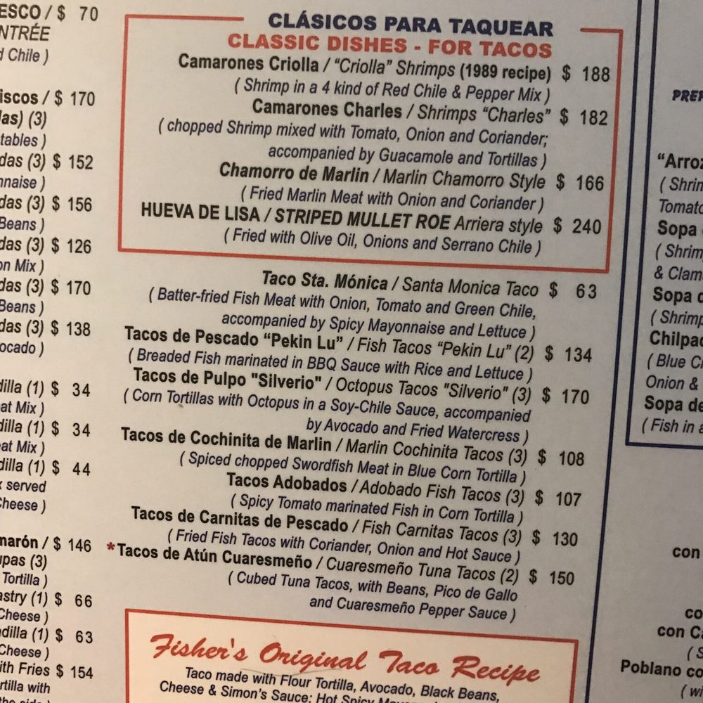 Fisher's - Seafood Near Me - México, D.F., DIF Fisher's - Seafood Near Me - México, D.F., DIF