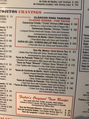 Menu photo 1 Fisher's México, D.F., DIF Menu photo 1 Fisher's México, D.F., DIF