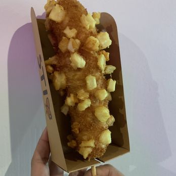 STIX - Potato crust combo dog - Hot Dogs Near Me - San Francisco, California STIX - Potato crust combo dog - Hot Dogs Near Me - San Francisco, California