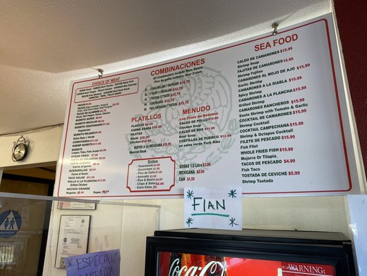 Menu photo 8 Tacos Michoacan American Canyon, CA