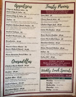 Menu photo 5 The Cotter Pin Sparta, WI