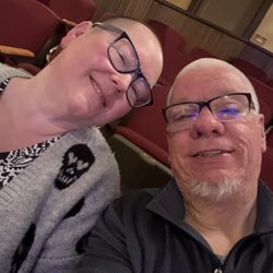 Colonial Theatre Laconia - My husband and I at the Jim Breuer show.