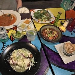 Amuzgo Mexican Cuisine - Ceviche, Tacos Dorados, chile rellenos, and ensalada jicama