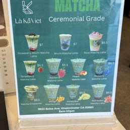 Matcha options Matcha options
